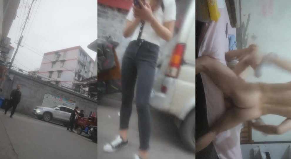 傍晚时间一堆站街女选了个妹子带小房间操超近视角看小穴JB插入激情爆操